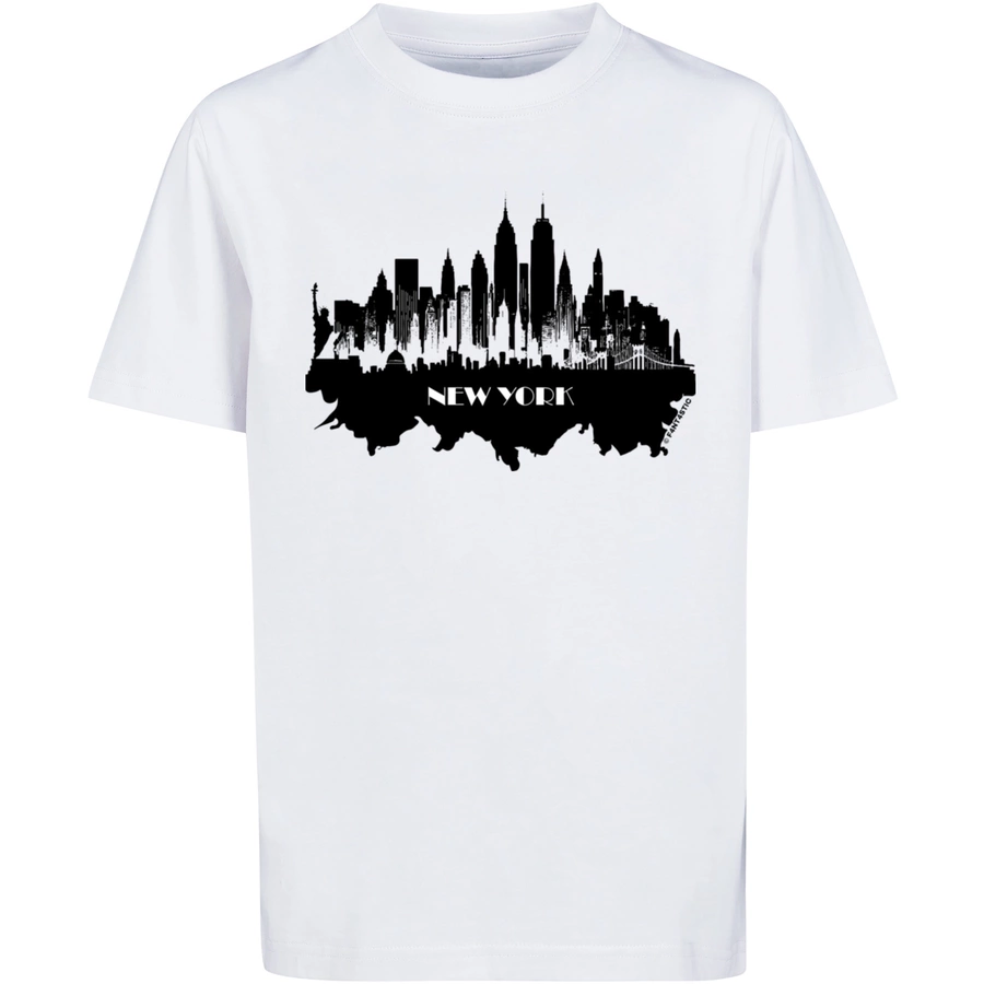 F4NT4STIC T-Shirt Cities Collection - New York skyline weiß