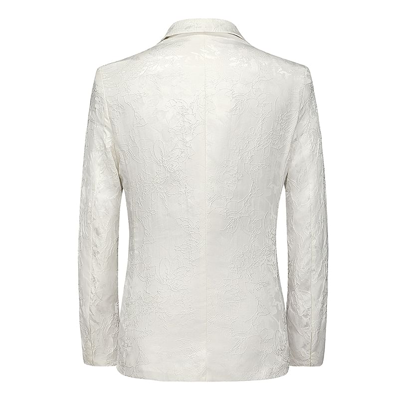 Fireon - Blazer met reverskraag en bloemenprint, één knoop