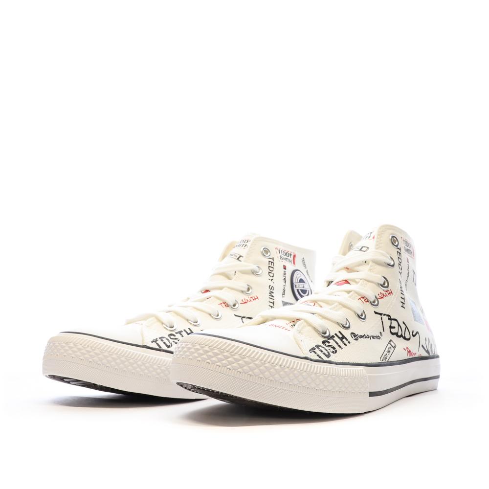 Teddy Smith Baskets Blanches Homme Teddy Smith Ankle