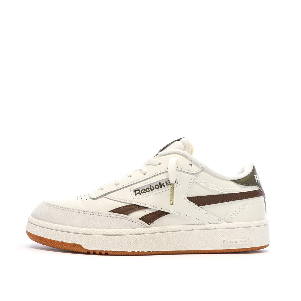 Reebok Baskets Ecru/Marron Homme Reebok Club C Revenge
