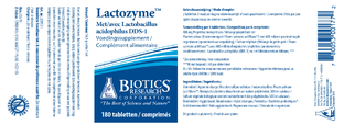 Biotics Lactozyme Tabletten 180TB