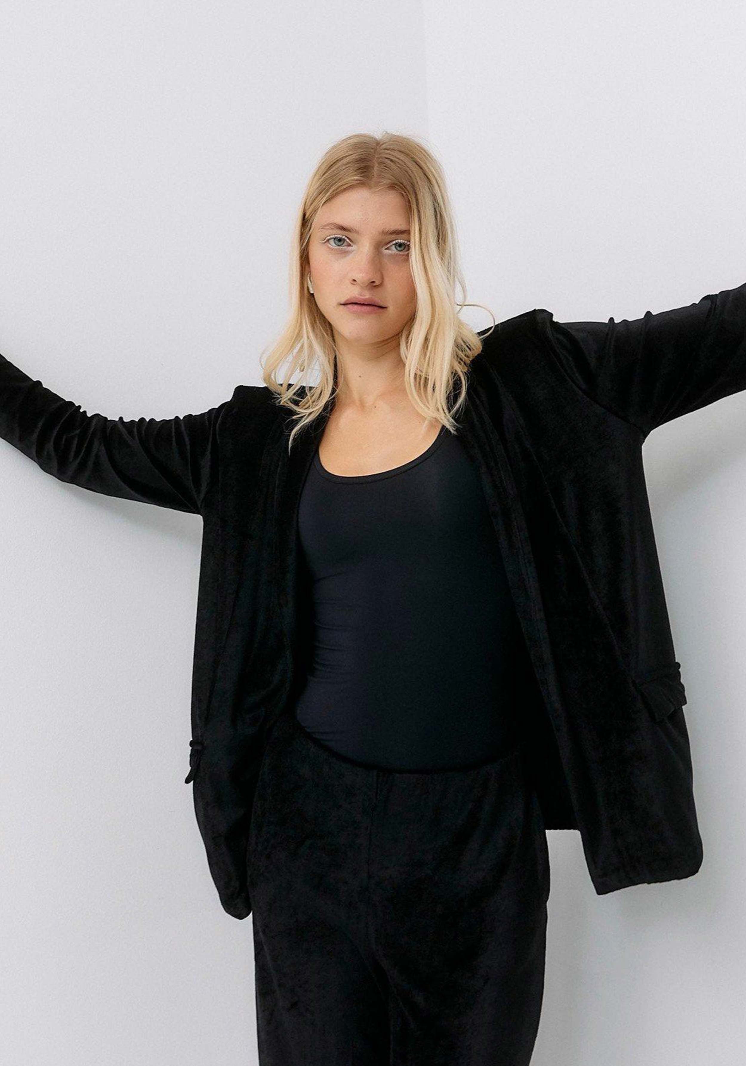 Moya Kala Blazer Velvet Black Intense