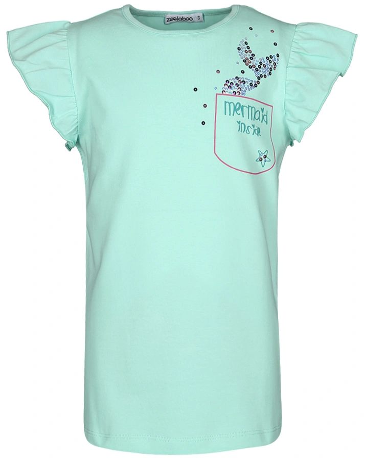 T-Shirt MERMAID INSIDE in mint
