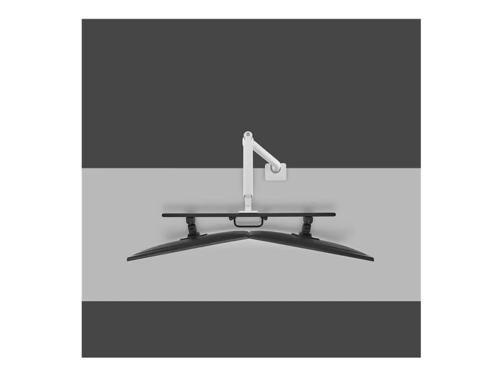 [OUTLET] - Neomounts DS75S-950WH2 - Monteringssæt (skrivebordsmonteringsarm) - fuld bevægelse - for 2 LCD displays - aluminium - hvid - skærmstørrelse: 17