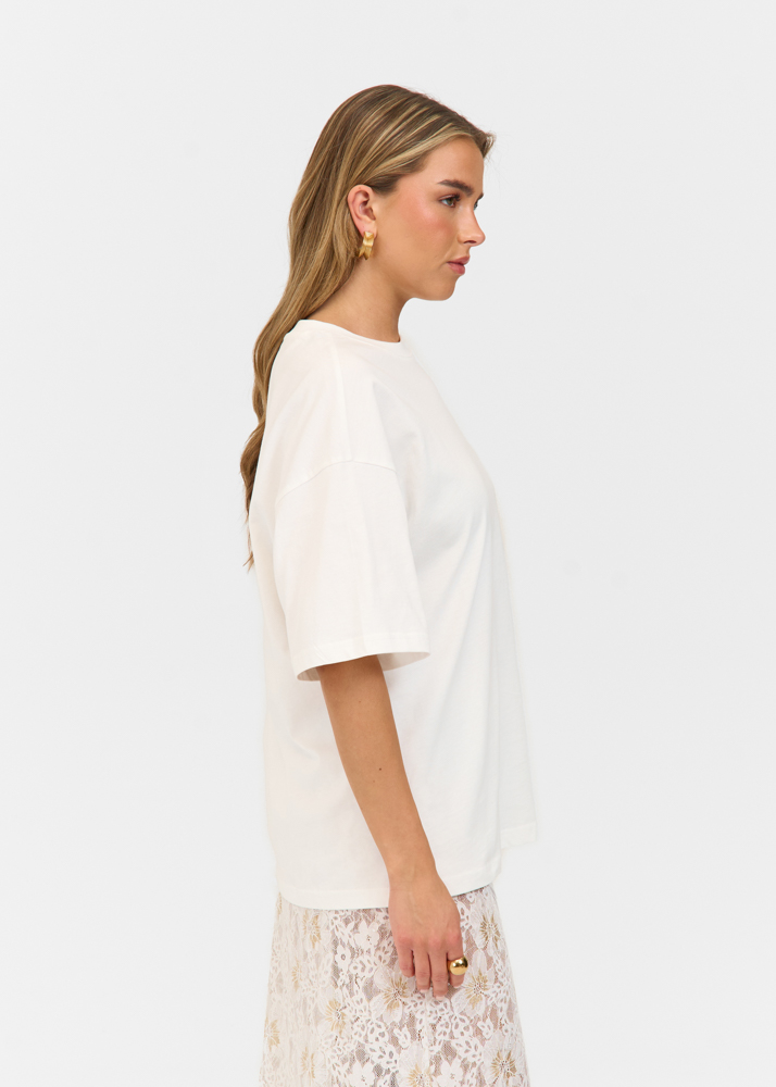 Resort club t-shirt creme