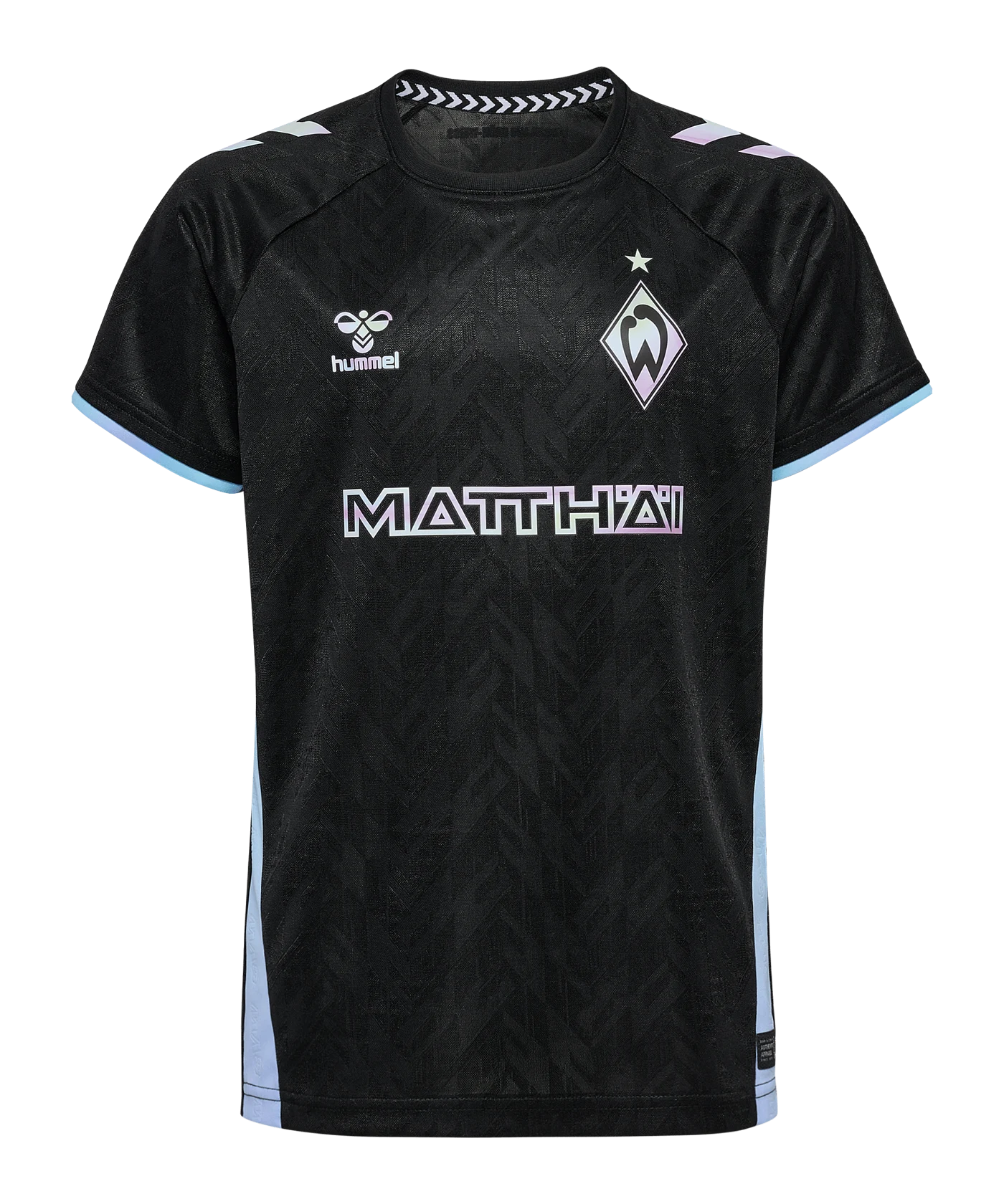 Hummel SV Werder Bremen Trikot 3rd 2024/2025 Kids Schwarz F2001