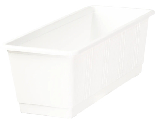 Geli Standard kunststof bloembak, 40x17x14 cm, wit