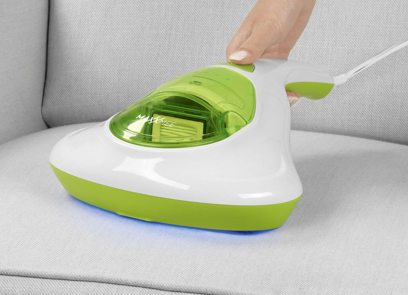 Milbensauger mit UV-C-Lampe