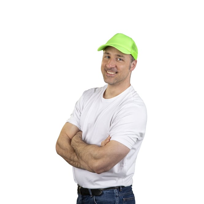 Baseballcap - für Erwachsene - Neon Grün