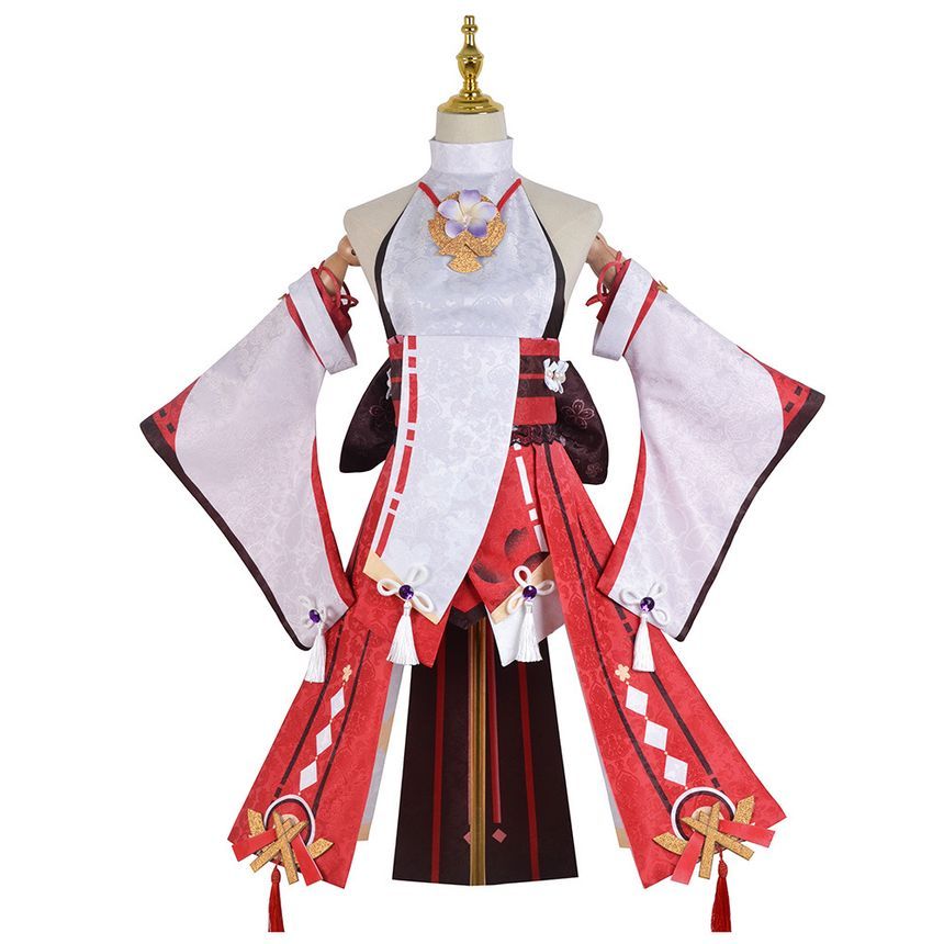 Custaplayu-Genshin Impact Yae Miko cosplay kostuum