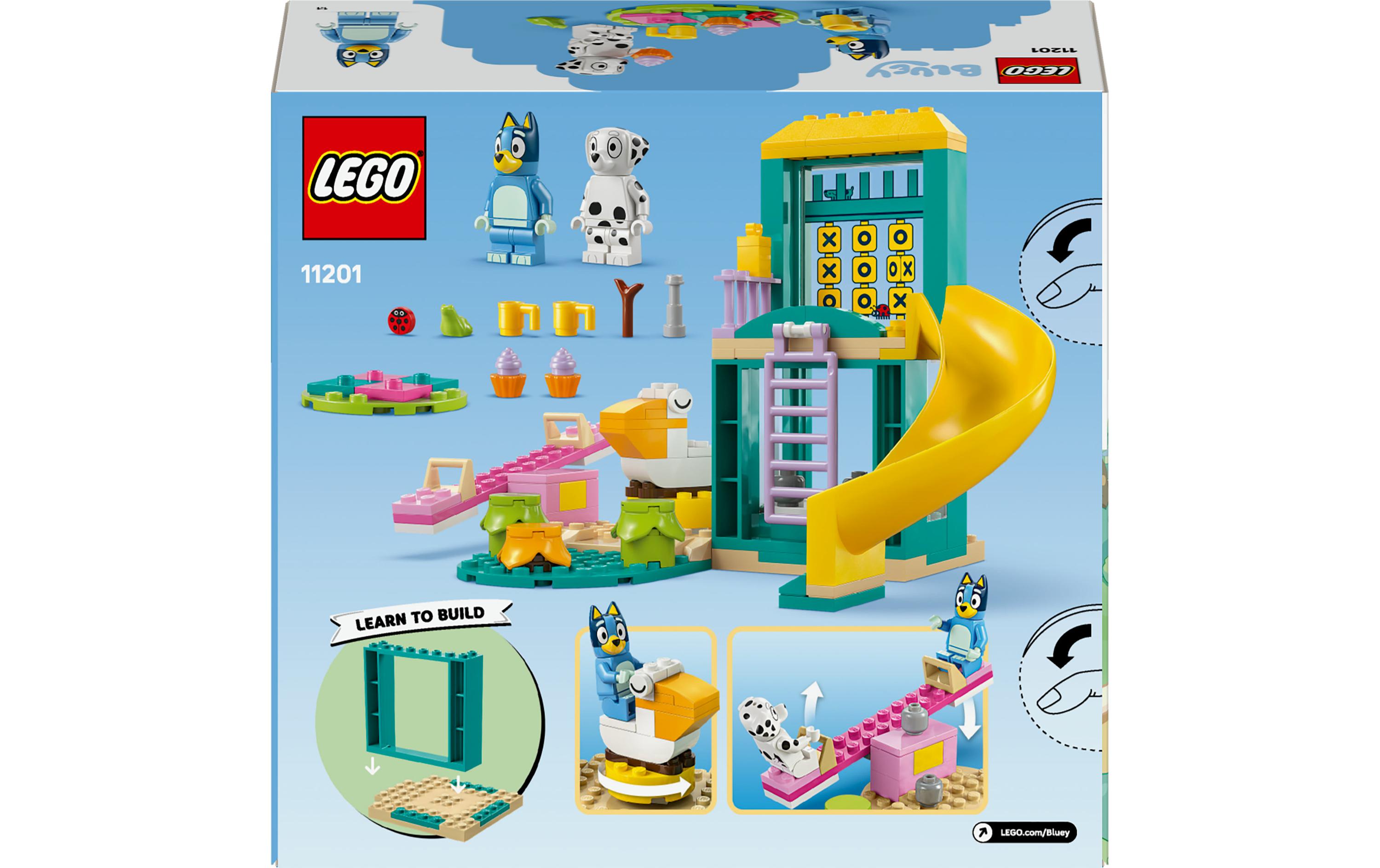 Bluey und Chloe auf dem Spielplatz 11201Bau- und Spiel-Set für Kinder