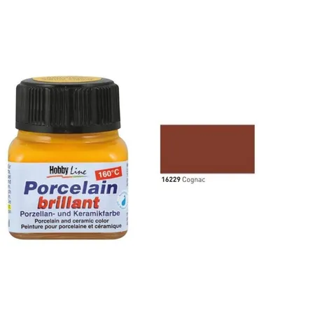 KREUL Glass & Porcelain Classic, cognac, 20 ml