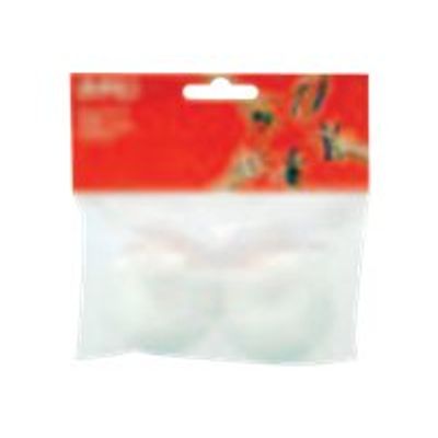 Apli - 2 boules polystyrène - blanc