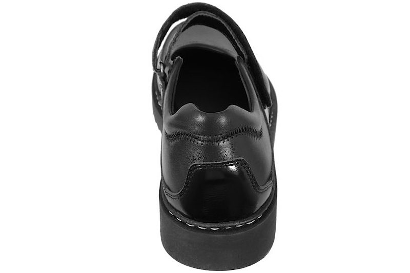 NEW FEET BALLERINA WITH 1 VELCRO PLAIN LEATHER W STRETCH