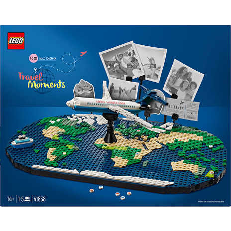 LEGO Rejseminder sæt med verdenskort 41838