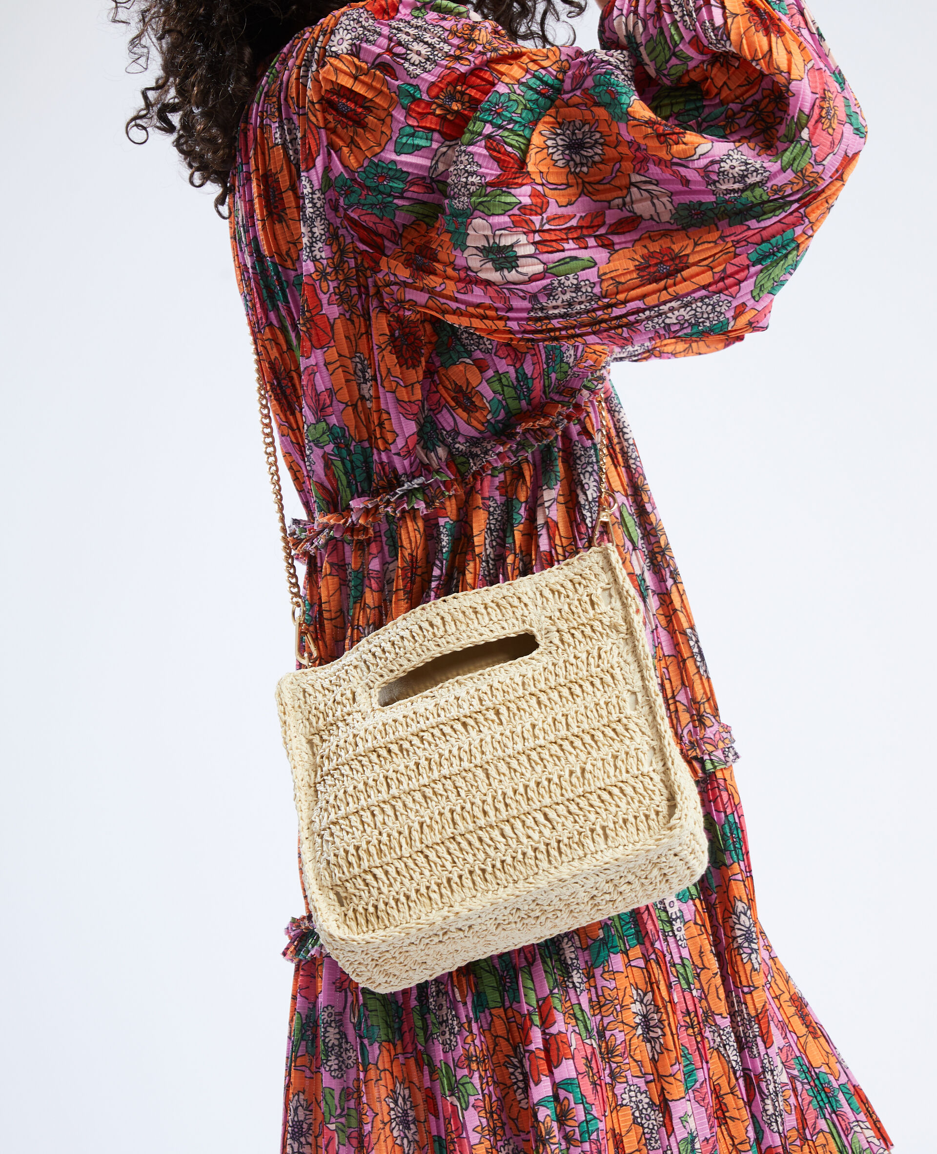 Sac en paille - Blanc
