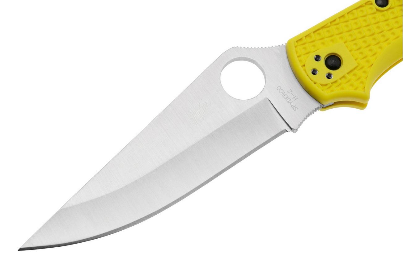 Spyderco Stretch 2 XL Salt H-2 C258PYL Yellow FRN, zakmes