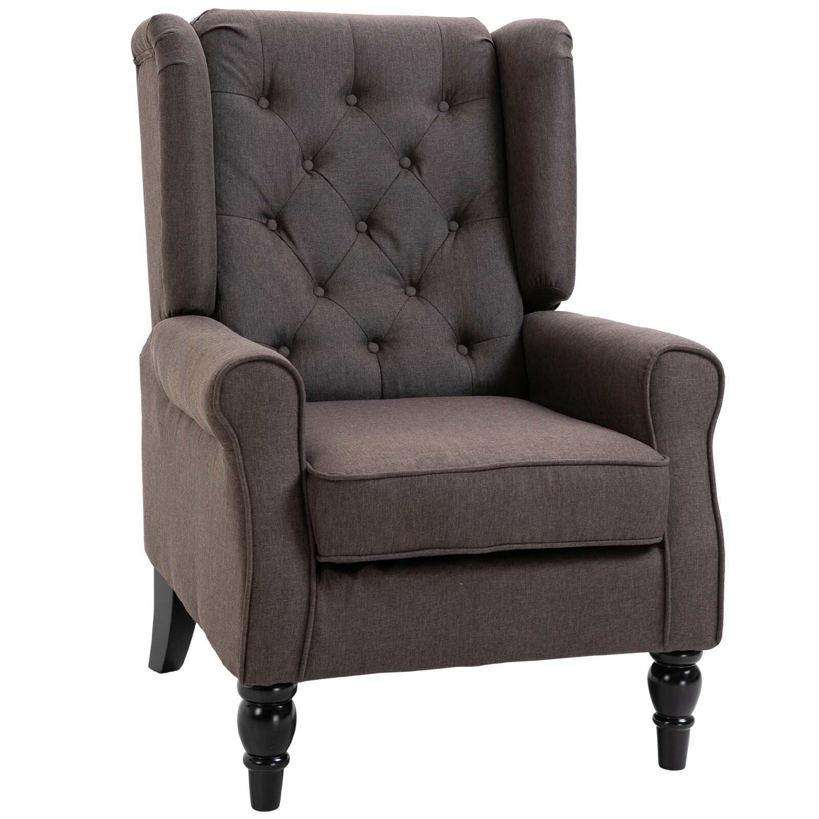 HOMCOM Relaxsessel mit Tufting 76 x 86 x 108 cm (BxTxH)