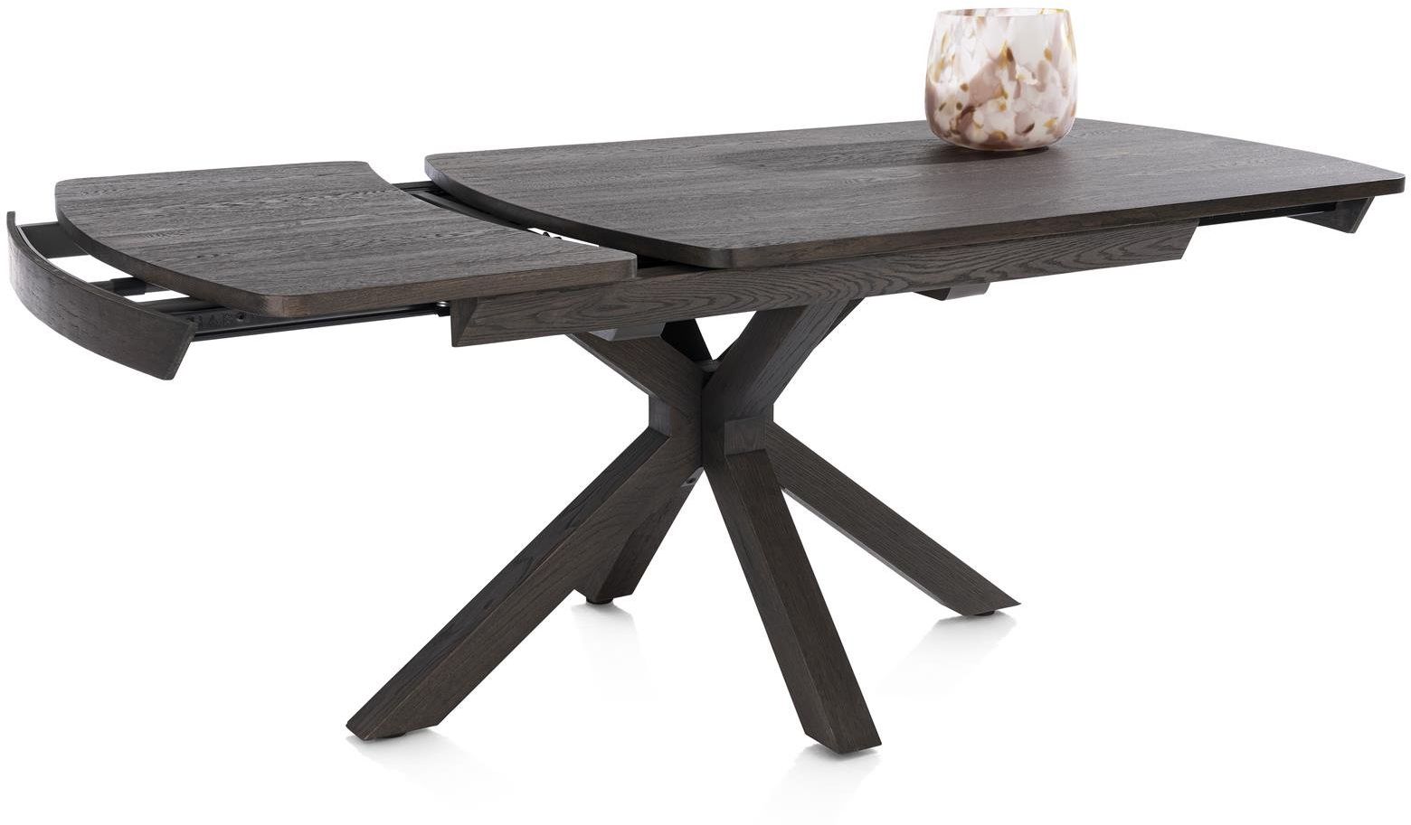 Henders en Hazel Nyon Uitschuiftafel Basalt 140cm