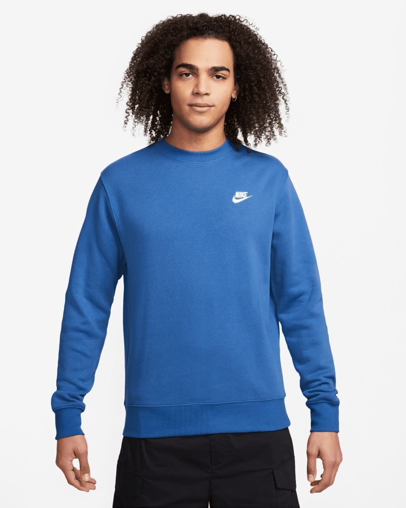 Sweat-shirt Nike Sportswear Club Fleece Bleu Azur pour homme