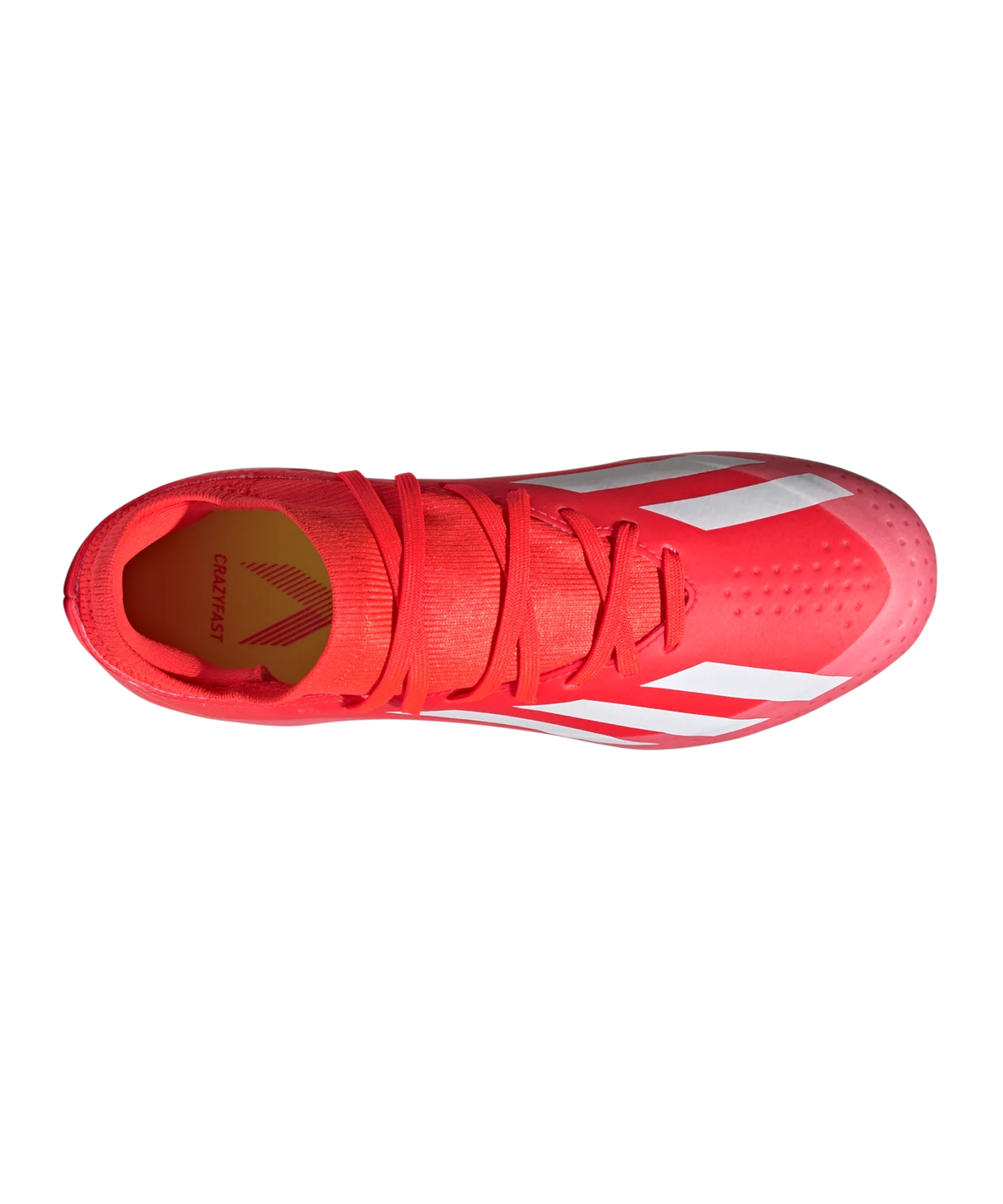 adidas X Crazyfast League FG Kids Energy Citrus Rot Weiss Gelb
