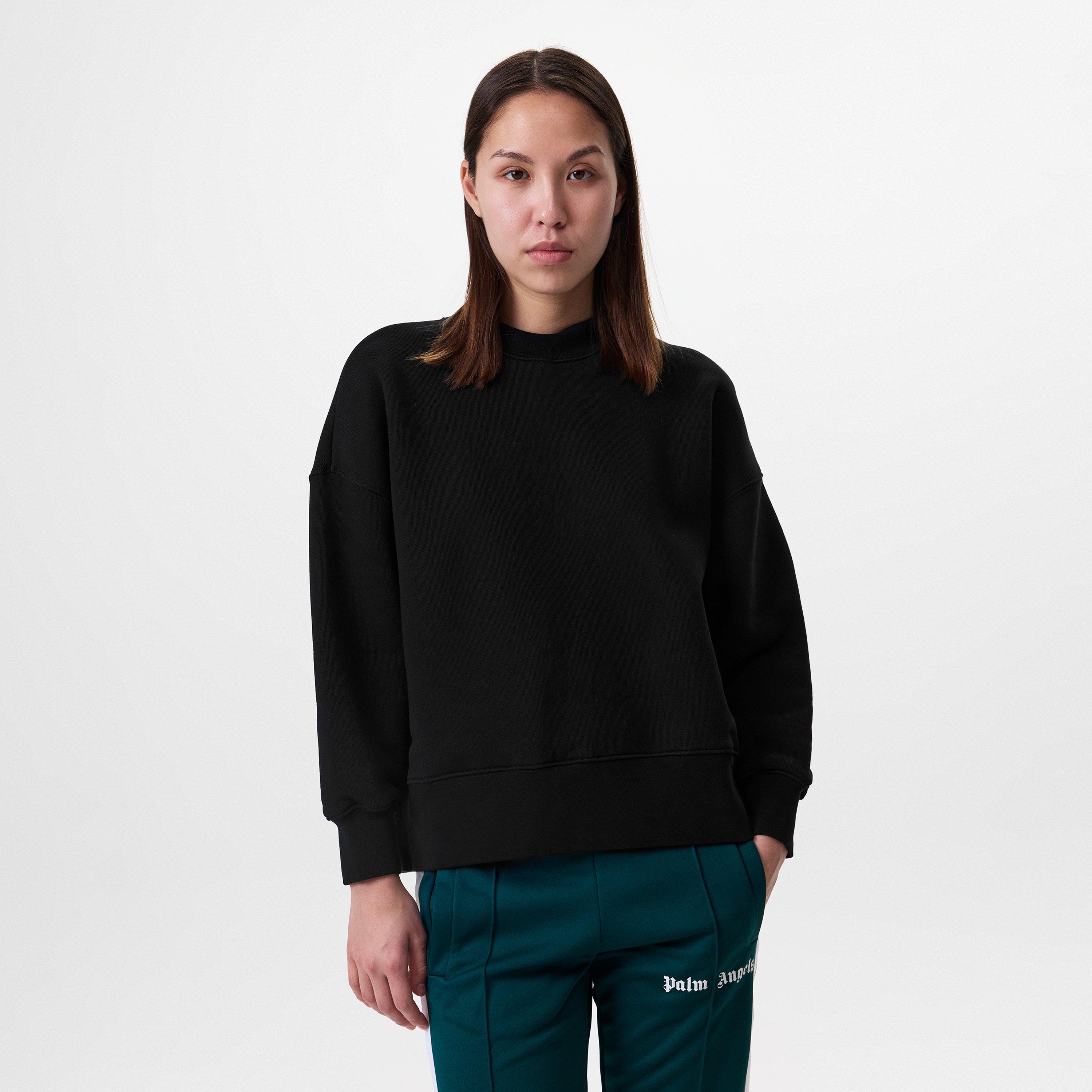 Palm Angels Classic Curved Logo Crew-Neck Sweater Ladies