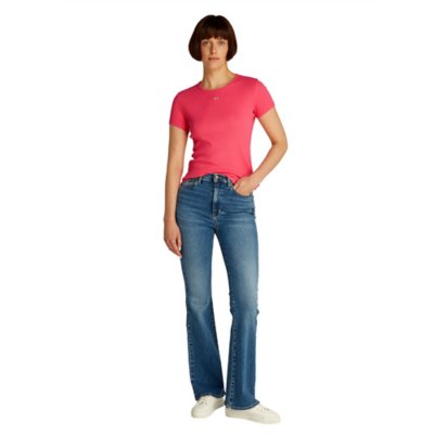 Tee-shirt à manches courtes femme Slim Essential TOMMY HILFIGER