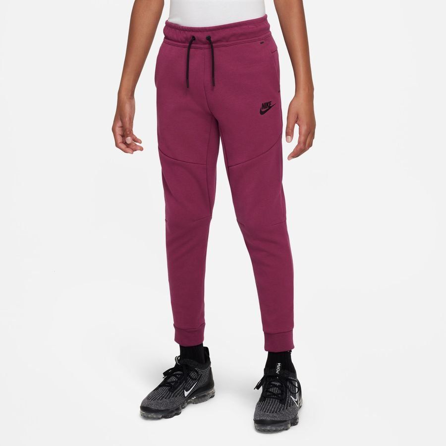 Nike Bas de Survêtement NSW Tech Fleece - Bordeaux/Noir Enfant
