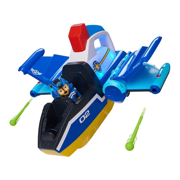 Avion Jet Deluxe + figurine Chase - La Pat'Patrouille Jet To The Rescue