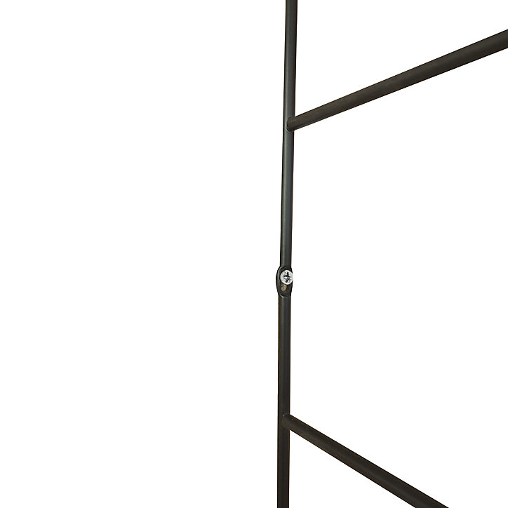 Échelle murale pour rangement modulable ouvert GoodHome Rigga noir H. 129 cm