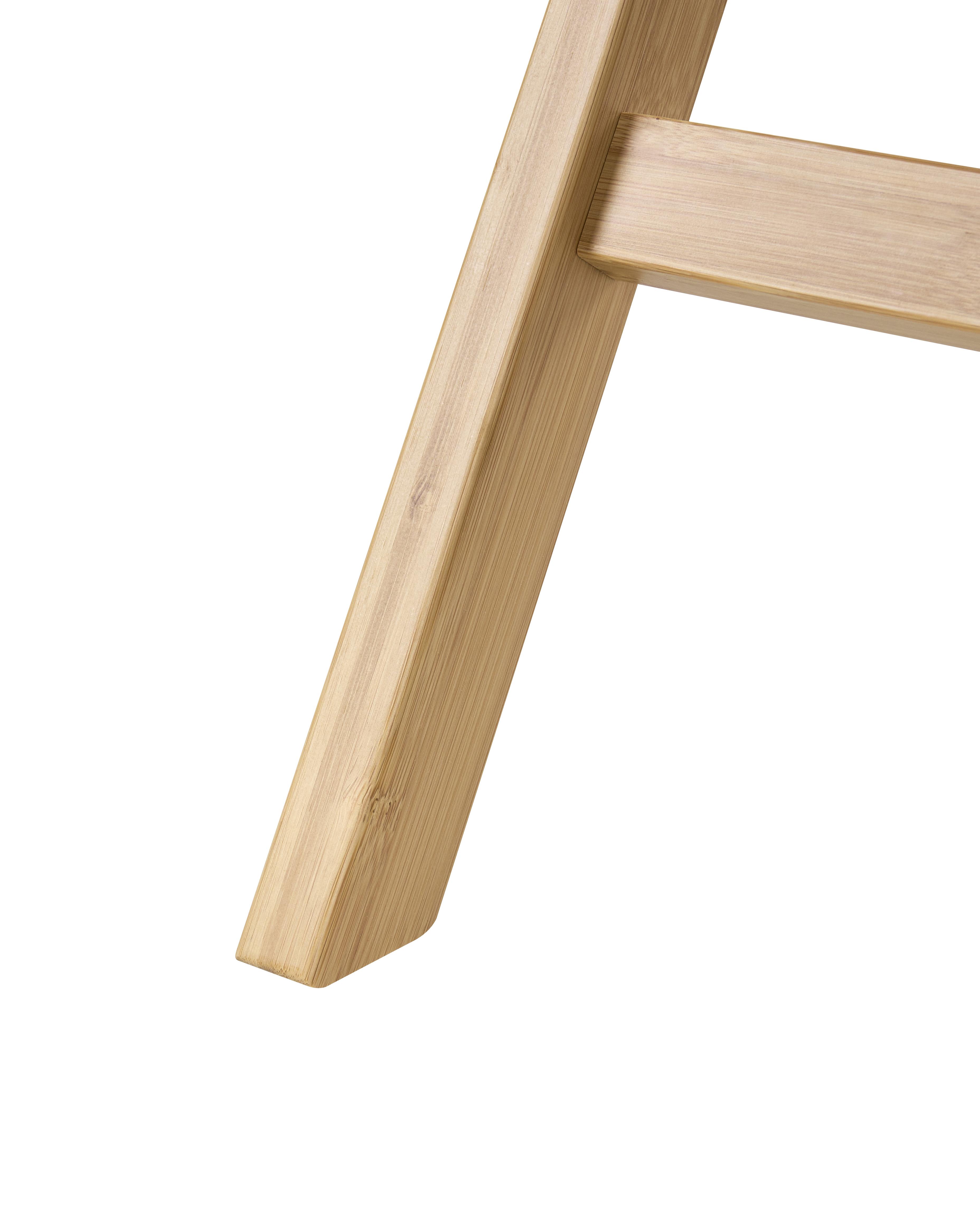 Set van 2 eetkamerstoelen inklapbaar MODANE Bamboehout Lichtbruin