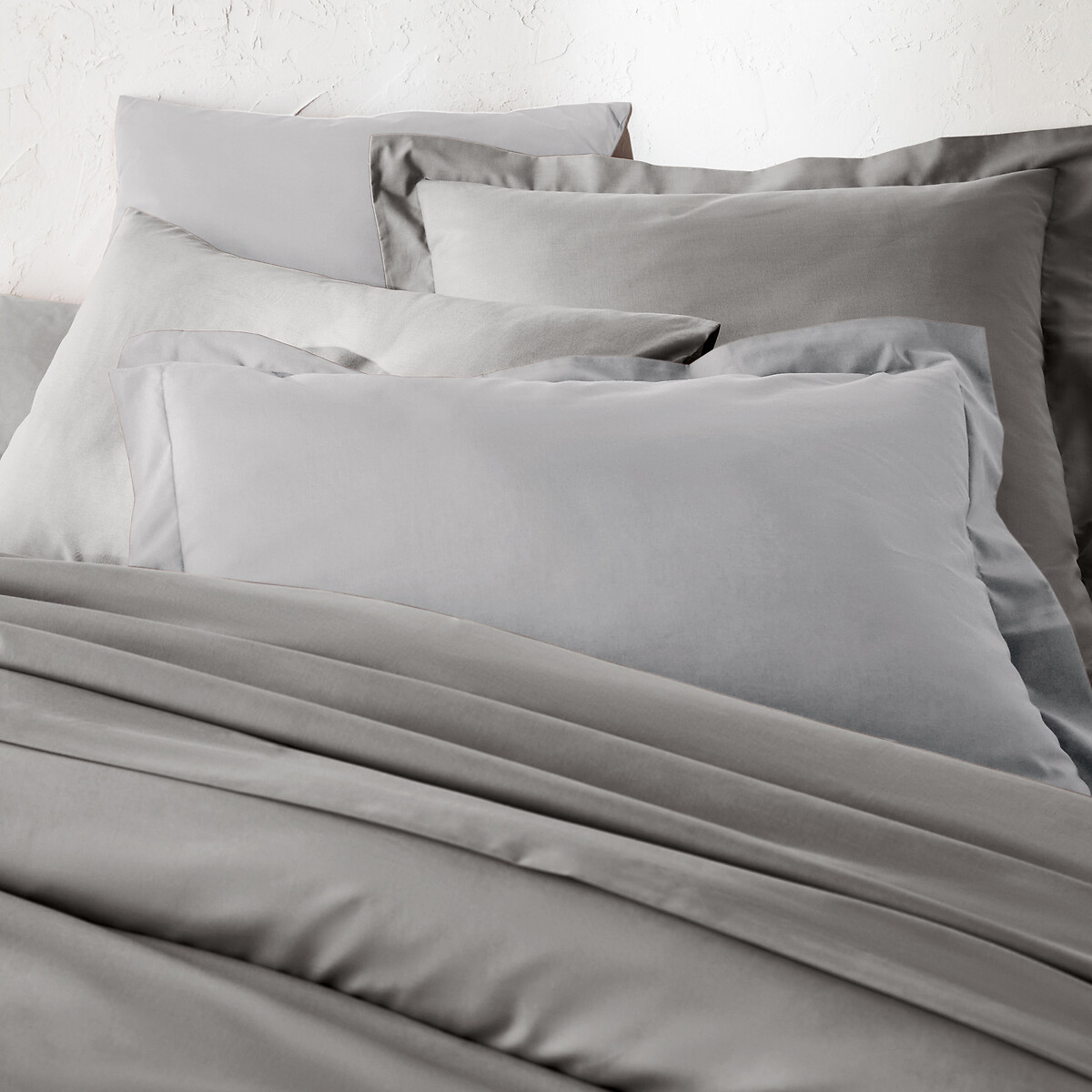 LA REDOUTE INTERIEURS<br>Effen plat laken em tergal, Cenário