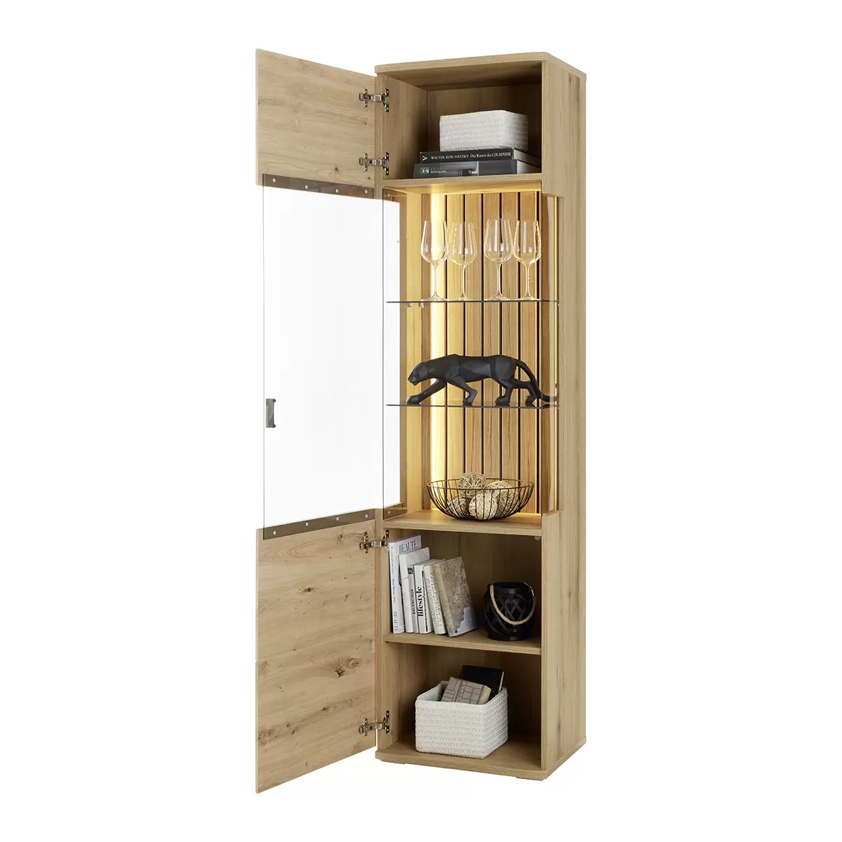Vitrine Fortuna Eiche