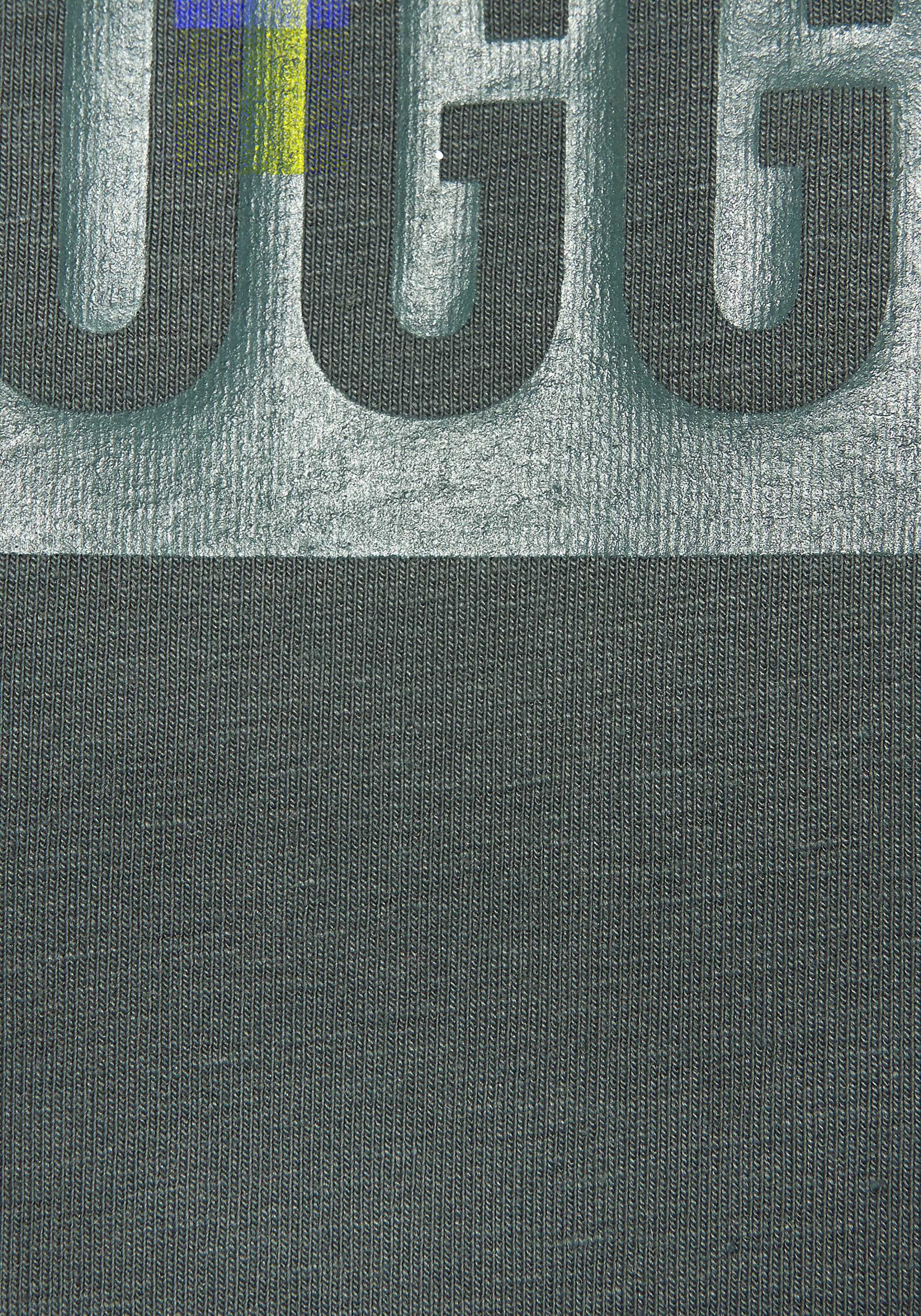 le jogger® Kapuzenpullover , mit Druck und Kordelzug