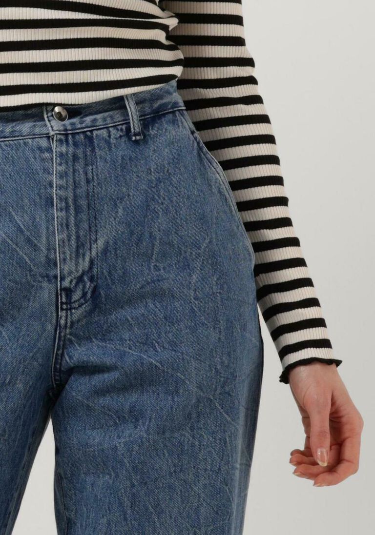 VANILIA blauwe vanilia straight leg jeans denim craft