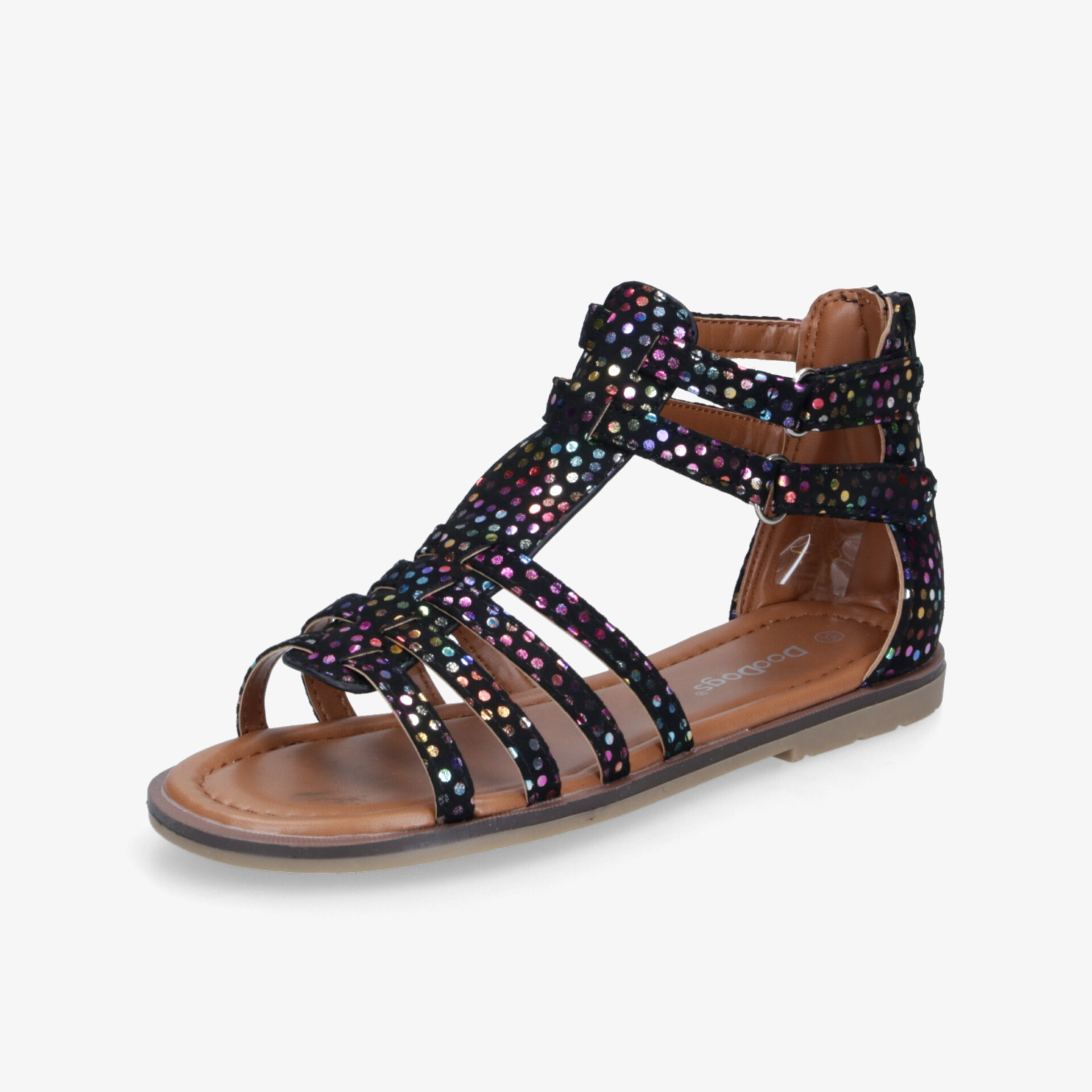 DooDogs Kinder Sandalen schwarz
