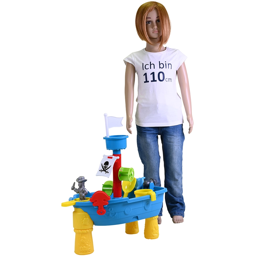knorr toys® Sand- und Wassertisch Piratenschiff