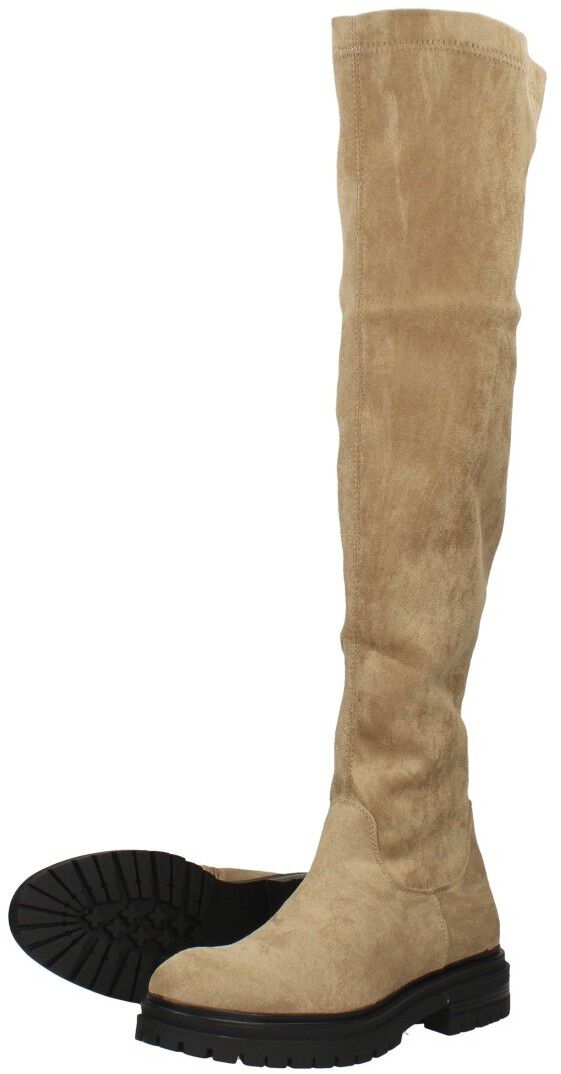 Sub55 Overknee Laarzen beige
