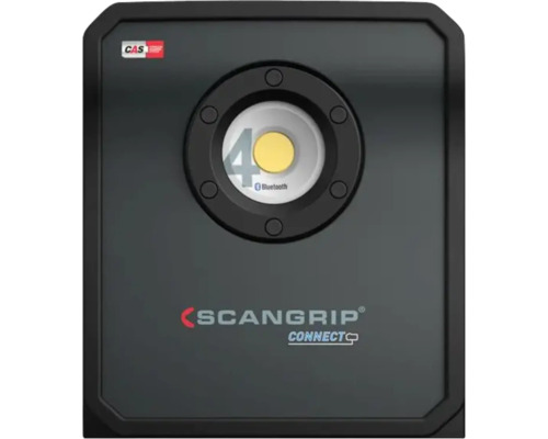 Scangrip Nova 4 Connect bouwlamp IP65 30W 4000 lm zwart Compatibel met Metabo/CAS accusysteem