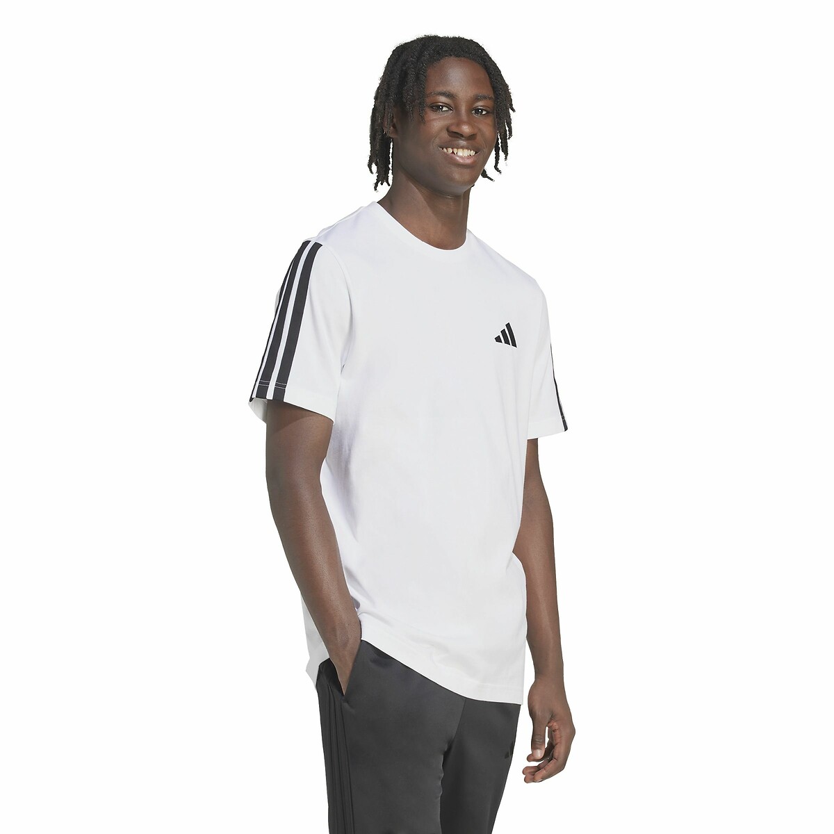 ADIDAS ROUPAS ESPORTIVAS<br>Camiseta 3 Listras