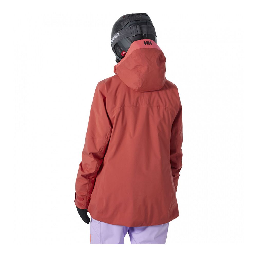 Helly Hansen POWSHOT - Veste ski Femme poppy red