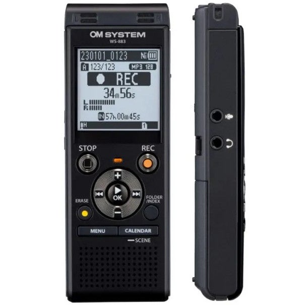 OM System WS-883 stereo voice recorder