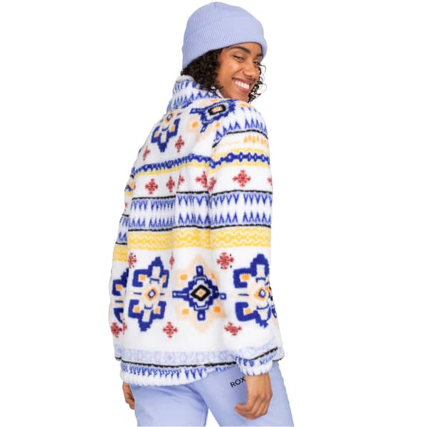 Veste polaire ROXY ALABAMA FULL ZIP OTLR BRIGHT WHITE CHANDAIL