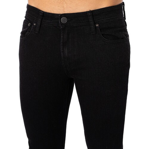 Jack & Jones - Vaqueros Pitillo Liam Original 773 Negro