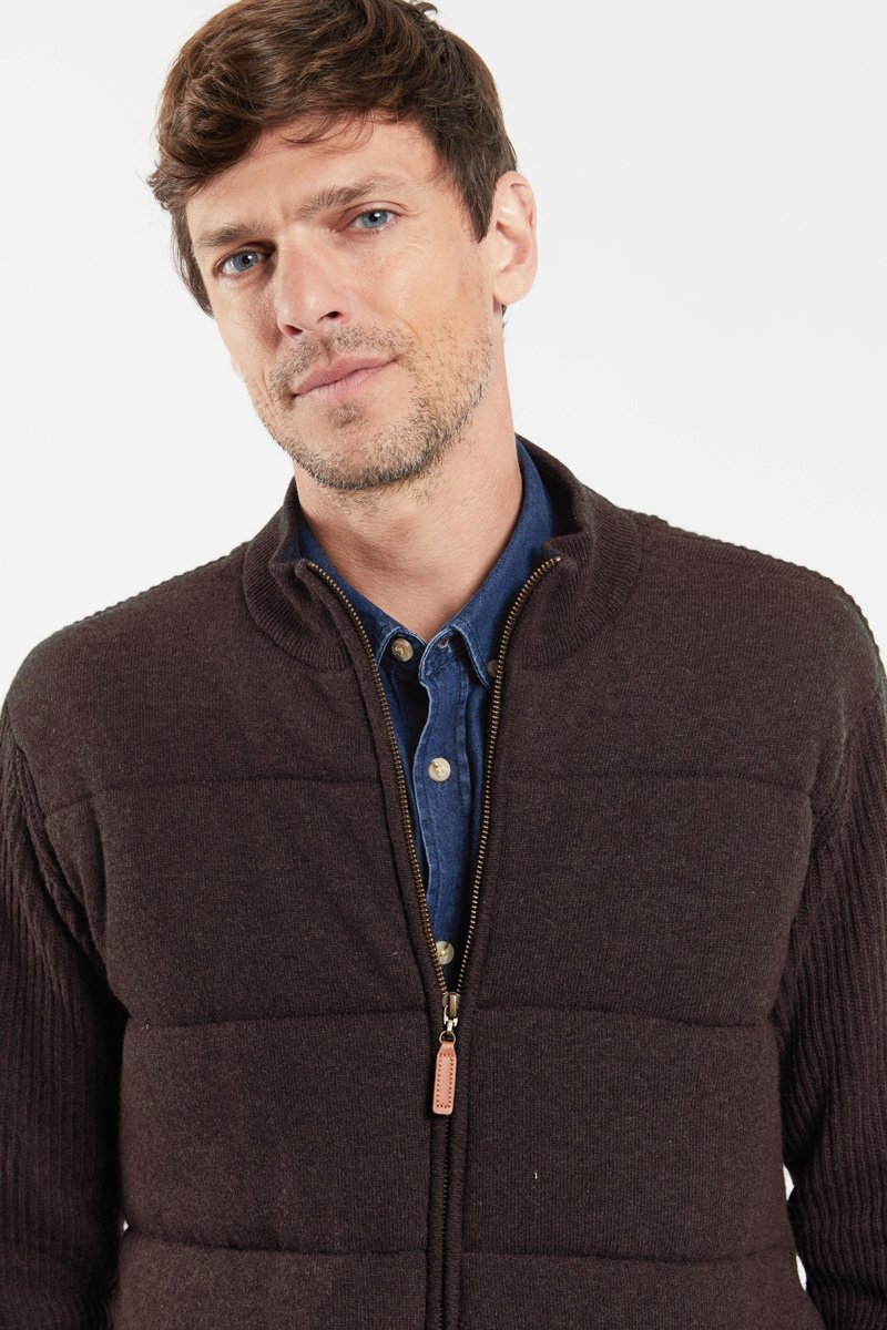 Veste matelassée maille