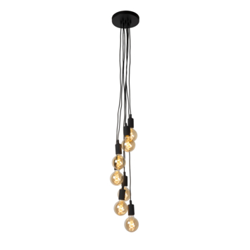 Lucide hanglamp Fix Multiple zwart 200x400 cm (hxb)
