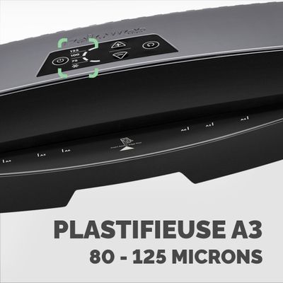 Fellowes Calibre A3 - Plastifieuse A3 - 125 microns