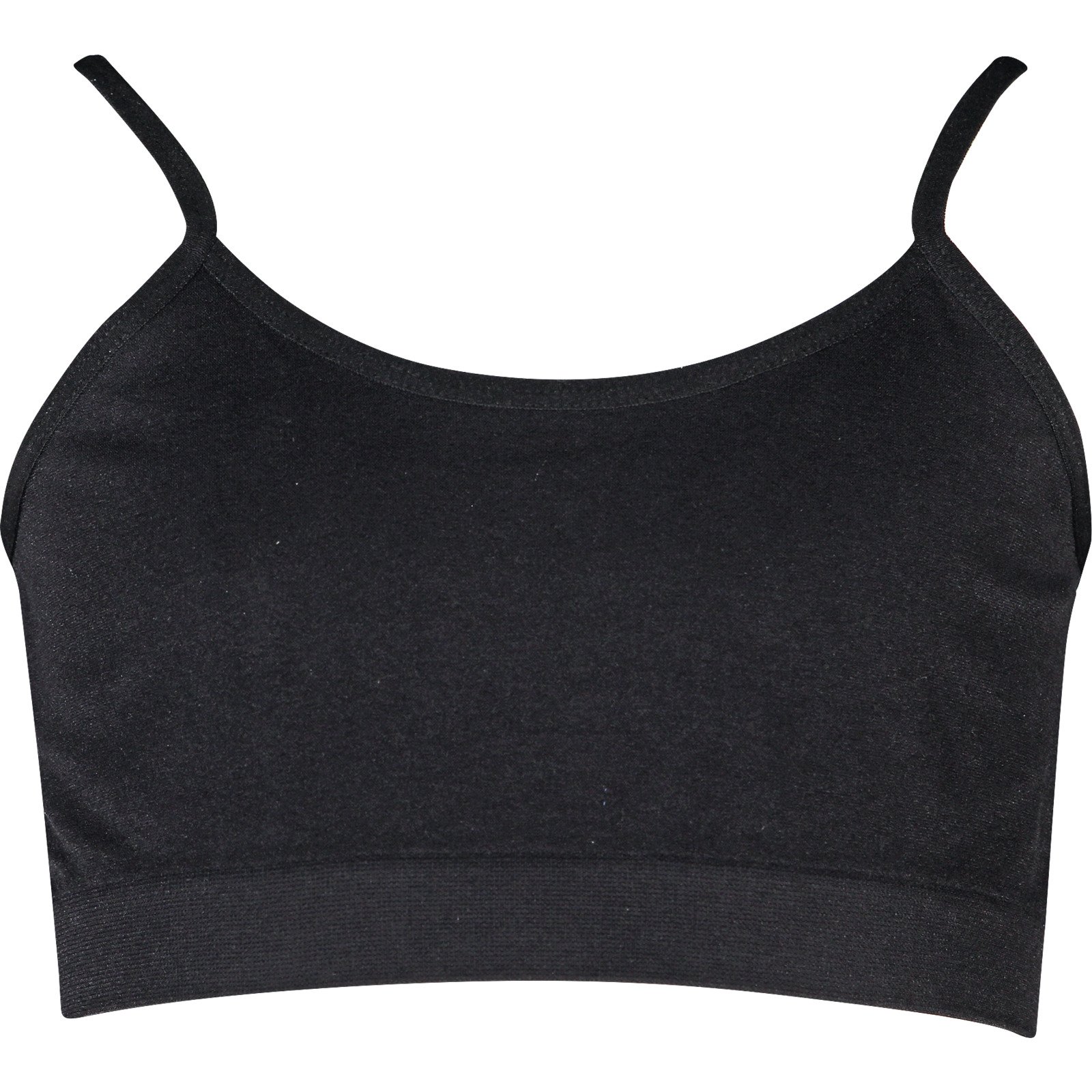 Mädchen Bustier seamless, 2 Stück, grau