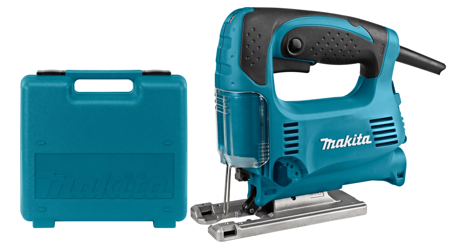 Makita 4329K Decoupeerzaag in koffer - 450W - D-greep - variabel
