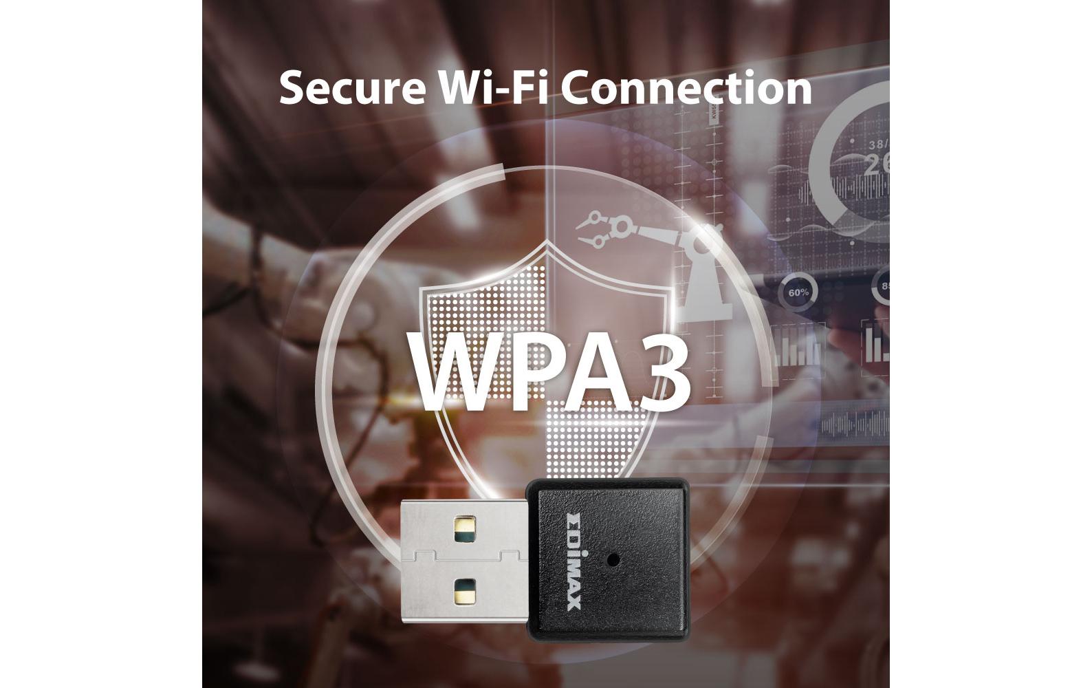 WLAN-AC USB-Stick IEW-7811UTC Industrial<br>Industrieller AC650 Wi-Fi 5 Dualband-USB-Stick